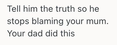 Screenshot 2025 07 12 at 3.43.58 PM Woman Knows The Real Reason Behind Her Parents’ Divorce, And Shes Considering Telling Her Brother The Truth